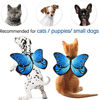 Picture of Cat Dog Butterfly Wings for Halloween Party Decoration, Halloween Dog Cat Costume, Puppy Cat Dress Up Accessories (Blue)