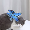 Picture of Cat Dog Butterfly Wings for Halloween Party Decoration, Halloween Dog Cat Costume, Puppy Cat Dress Up Accessories (Blue)