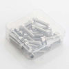 Picture of M6-1.0 x 25mm Socket Head Cap Screws, Allen Socket Drive, Stainless Steel 18-8 (304), Fully Threaded, Bright Finish, Machine Thread, 25 PCS