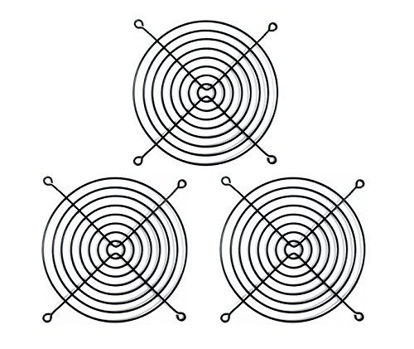 Picture of APEVIA G-3140MM Apevia 140mm Black Fan Grill 3 in 1 Pack - Retail