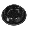Picture of Neater Pet Brands - Outdoor Camping Style Pet Bowl - Enamel Ware Blue Black Granite Colors - Dog Cat No Tip Skid Bowls (16 oz, Black)