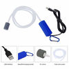 Picture of Adeeing Portable Mini USB Aquarium Fish Tank Oxygen Air Pump Mute Energy Saving Supplies Accessories, Dark Blue
