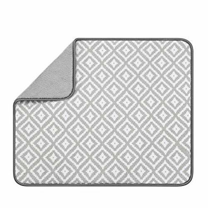 Microfiber Dish Drying Cover 44x36 Cm Kitchen Accessories Drying Mat For  Kitchen Cushion Pad Tableware Mats Anti - Scald Coaster