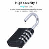 Picture of 2 Pack Combination Padlock - 4 Digit Combination Lock for Gym, Sports, School, Employee Locker, Outdoor, Fence, Hasp and Storage