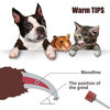 Picture of 22 Pet Nail Grinder Replacement Kit with Grit Sanding Bands Pet Nail Smoother Dog Claw Care Black Grinding Drums Dog Nail Grinder Replacement Dog Claw Grooming Supplies (1/2 Inch 60 Grit and 100 Grit)