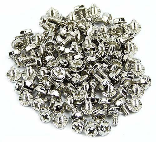 Computer Case Screws 6/32 10x Black PC Case Motherboard Mounting Screws ...