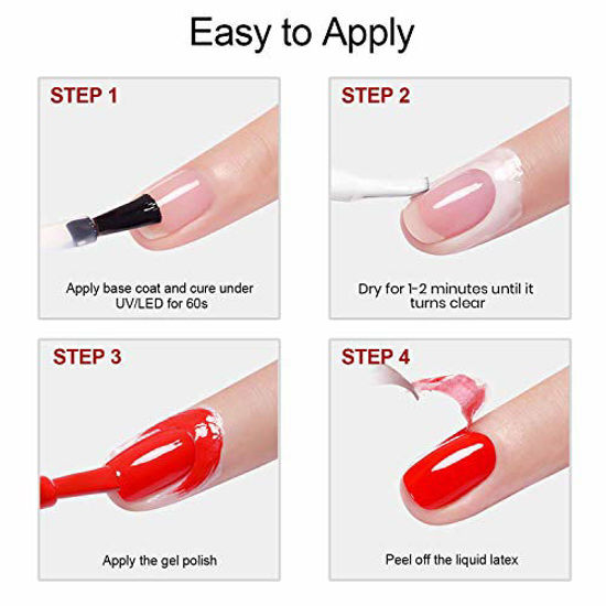 GetUSCart- Beetles Latex Liquid Nail Simple Peel Off Cuticle Guard for ...