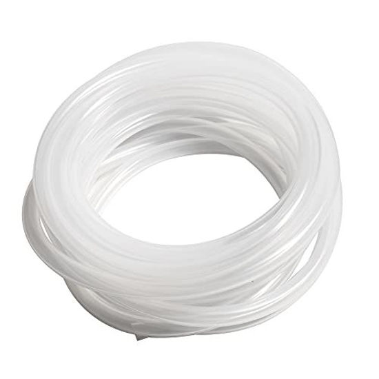 Picture of Quickun Pure Silicone Tubing, 7mm ID x 10mm OD High Temp Food Grade Tube Pure Silicone Hose Tube for Home Brewing, Beer Line, Kegerator, Wine Making, Aquaponics, Air Hose by Proper Pour (9.84 Ft)