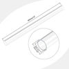 Picture of MECCANIXITY Acrylic Pipe Rigid Round Tube Clear 18mm ID 22mm OD 305mm for Lamps and Lanterns,Water Cooling System