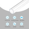 Picture of MECCANIXITY Acrylic Pipe Rigid Round Tube Clear 18mm ID 22mm OD 305mm for Lamps and Lanterns,Water Cooling System