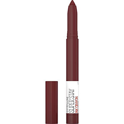 Picture of Maybelline SuperStay Ink Crayon Matte Longwear Lipstick Makeup, Long Lasting Matte Lipstick With Built-in Sharpener, Drive The Future, 0.04 Oz