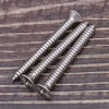 Picture of #12 x 2-1/2" Flat Head Sheet Metal Screws Phillips Drive Wood Screws, 304 Stainless Steel 18-8, Self Tapping, Pack of 25