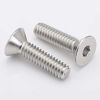 Picture of 5/16-18 x 3/4" Flat Head Socket Cap Screws, Allen Socket Drive, Stainless Steel 18-8 (304), Fully Threaded, Bright Finish, 25 PCS