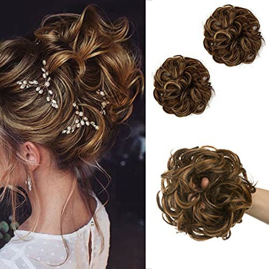 Hair Bun Extensions Wavy Curly Messy Hair Extensions Donut Hair Chignons  Hair Piece Ponytail Extensions  Wish  Bun hair piece Chignon hair Messy  bun hairstyles