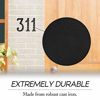 Picture of NACH JS-RN4-1 Rustic Cast Iron House Numbers, 4 Inch, Black