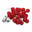 Picture of Annietfr Left Right Center Dice Game Set with 3 Dices + 36 Chips (Red)