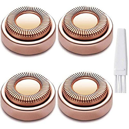 Picture of Facial Hair Remover Replacement Heads for Finishing Touch Flawless Facial Hair Removal Tool for Women18K Gold-Plated Rose Gold 4 CountFirst Generation