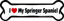 Picture of Imagine This Bone Car Magnet, I Love My Springer Spaniel, 2-Inch by 7-Inch