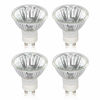 Picture of Simba Lighting 25W NP5 Candle Warmer ETC Replacement Light Bulb (4 Pack) Halogen GU10 120V for Wax Melt, Tart Burner, Recessed, Track Lighting, MR16 JDR with Glass Cover, Dimmable, Warm White 2700K