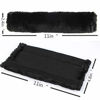 Picture of MOONET Auto Seat Belt Shoulder Pad, Soft Faux Sheepskin Wool Universal Seatbelt Cover for More Comfortable Driving,Multipurpose for Handbag Carmera Backpack Straps,2pcBlack