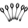 Picture of Demitasse Espresso Spoons, Mini Coffee Spoon, Stainless Steel Small Spoons for Dessert, Tea,Set of 6 ( black )