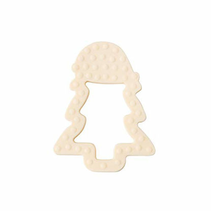 Picture of Jimibaby Christmas Silicone Baby Teether, The First Christmas Teething Toy for Baby Boys and Girls, 100% BPA Free, Easy to Hold, Freezer Safe(Christmas Hat)