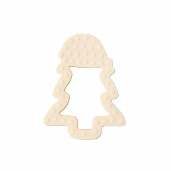 Picture of Jimibaby Christmas Silicone Baby Teether, The First Christmas Teething Toy for Baby Boys and Girls, 100% BPA Free, Easy to Hold, Freezer Safe(Christmas Hat)
