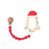 Picture of Jimibaby Christmas Silicone Baby Teether, The First Christmas Teething Toy for Baby Boys and Girls, 100% BPA Free, Easy to Hold, Freezer Safe(Christmas Hat)