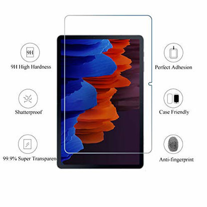 Picture of Ailun Screen Protector For Galaxy Tab S7 FE 2021 and Galaxy Tab S7 Plus,12.4 inch 2Pack,Galaxy Tab S7+Tempered Glass 9H Hardness 2.5D Edge Ultra Clear Anti Scratch Case Friendly