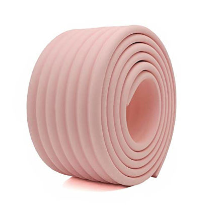 Picture of M2cbridge Multifunctional Edge and Corner Guard Coverage Baby Safety Bumper DIY 6.5 Ft (Pink)
