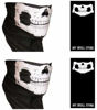 Picture of 2 Piece Lot American Made Skull Neck Tube Face Mask Biker Tubular Seamless Bandana No Fangs