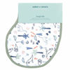 Picture of aden + anais Burpy Baby Bib, 100% Cotton Muslin, Soft Absorbent 4 Layers, Multi-Use Burp Cloth and Bib, 22.5 X 11, Single, Dino Time