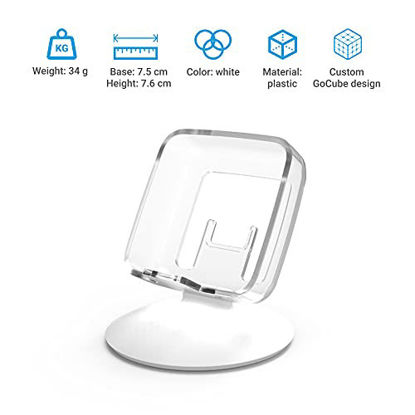 Picture of Stand for GoCube Speed Cube Puzzle - Custom Stand Designed to Hold GoCube Puzzle or Hold a Smartphone During Speedcubing