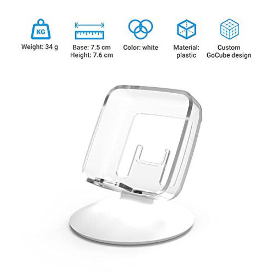 Picture of Stand for GoCube Speed Cube Puzzle - Custom Stand Designed to Hold GoCube Puzzle or Hold a Smartphone During Speedcubing