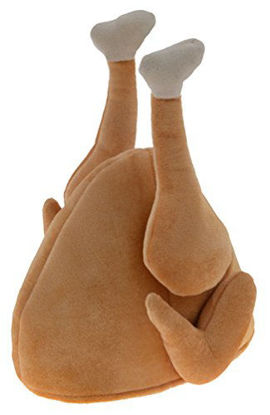 Picture of Kangaroo Plush Thanksgiving Day Roasted Turkey Hat Tan