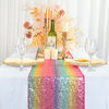 Picture of Multicolor Sequin Table Runner 12x108-Inch Party Table Runner Rainbow Sequin Runner -719S(Pack of 1)