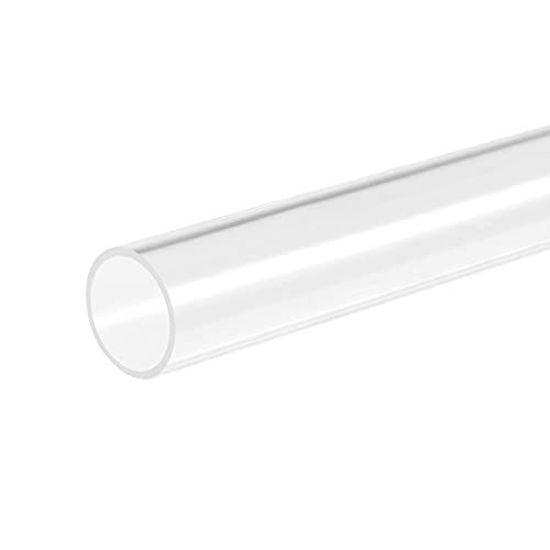 Picture of MECCANIXITY Acrylic Pipe Rigid Round Tube Clear 26mm ID 30mm OD 305mm for Lamps and Lanterns,Water Cooling System
