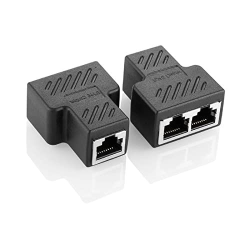 GetUSCart RJ45 Splitter, 1 to 2 Extender Connector