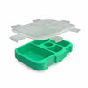 Picture of Bentgo Kids Prints Tray with Transparent Cover - Reusable, BPA-Free, 5-Compartment Meal Prep Container with Built-In Portion Control for Healthy At-Home Meals and On-the-Go Lunches (Tropical)
