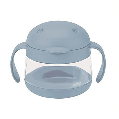 Picture of Ubbi Tweat No Spill Snack Container for Kids, BPA-Free, Toddler Snack Container, Cloudy Blue