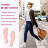 Picture of LTOHOE Memory Foam Insoles for Women, Replacement Shoe Inserts for Running Shoes, Hiking Shoes, Sneaker, Cushion Shoe Insoles Shock Absorbing for Foot Pain Relief, Comfort Inner Soles 8mm Pink US 10