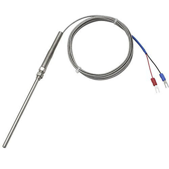 GetUSCart TPRO KType Thermocouple Temperature Sensors 2M/6.6Ft Wire