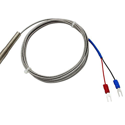 GetUSCart TPRO KType Thermocouple Temperature Sensors 2M/6.6Ft Wire