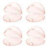 Picture of Accmor Pacifier Case, Pacifier Holder Case, Pacifier Container for Travel, BPA Free,Transparent Pink, 4 Pack