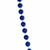 Picture of 12 Pack- 33" 12mm Mardi Gras Bead Necklaces (Blue)