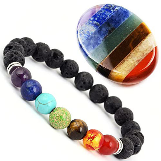 Energy Multi Chakra Gemstone Stretch Bracelet - China Multi-Color Gemstone  Bracelets and Mystic Zen Jewelry price | Made-in-China.com