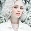 Picture of White Hair Color Dye,Temporary Hair Wax Natural Hairstyle Wax Hair Paint for Men and Women,White Hair Dye Suitable for Parties,Cosplay and Halloween(White)