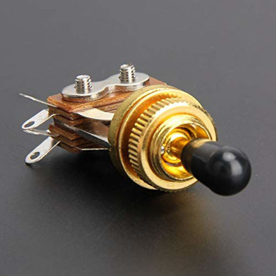 GetUSCart 3 Way Short Straight Guitar Toggle Switch Pickup Selector