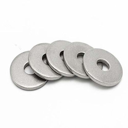 Picture of FullerKreg 3/8" x 1" OD Stainless Flat Fender Washers1" Outside Diameter, 0.080" inch Thickness(25 Pack)18-8 (304) Stainless Steel
