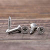 Picture of #4 x 5/8" (200 PCS) Flat Head Sheet Metal Screws Phillips Drive Wood Screws, 304 Stainless Steel 18-8, Self Tapping Screws